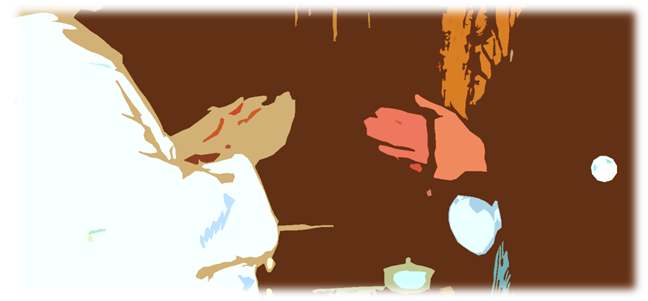 お数珠の交換をしています